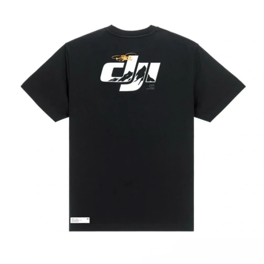 Black DJI Graphic T-Shirt - Picture 3 of 5